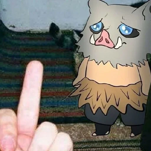💨 Стикер «Inosuke meme» для Telegram