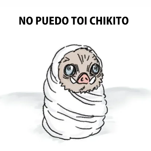 💨 Стикер «Inosuke meme» для Telegram