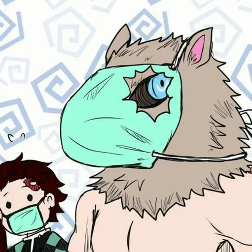 💨 Стикер «Inosuke meme» для Telegram
