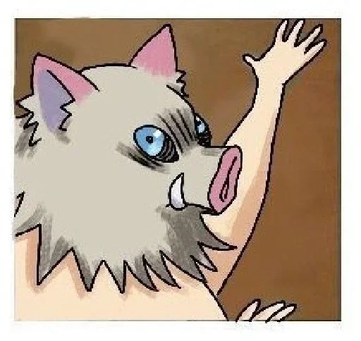 💨 Стикер «Inosuke meme» для Telegram