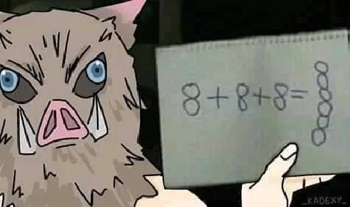 💨 Стикер «Inosuke meme» для Telegram