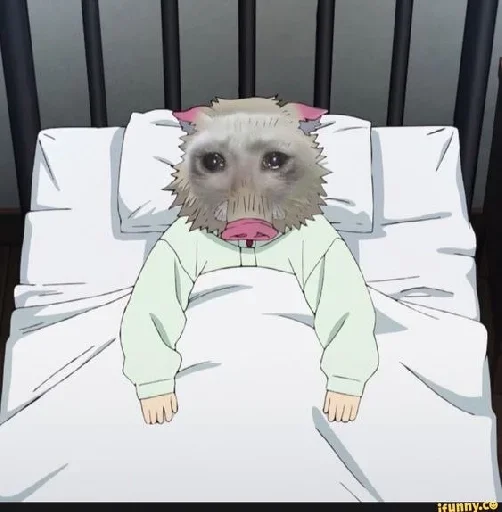 💨 Стикер «Inosuke meme» для Telegram