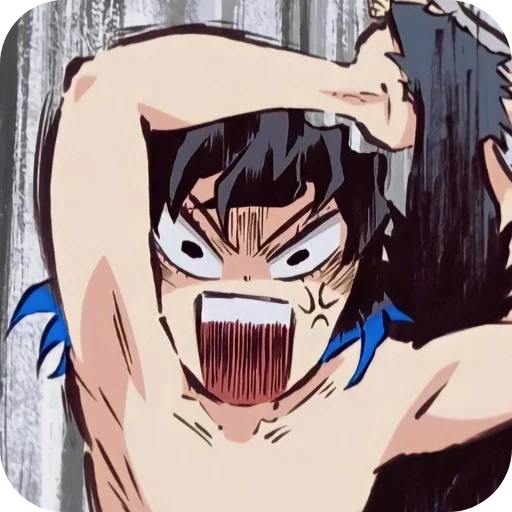 😵‍💫 Стикер «Inosuke Hashibira» для Telegram