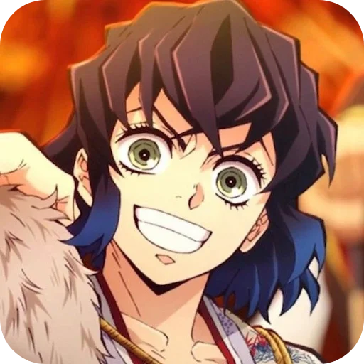 😁 Стикер «Inosuke Hashibira» для Telegram
