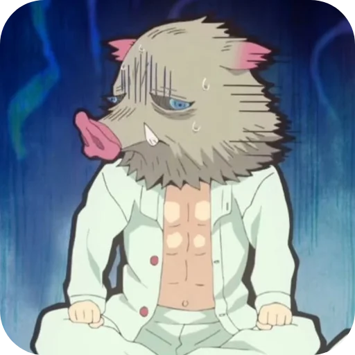 😓 Стикер «Inosuke Hashibira» для Telegram