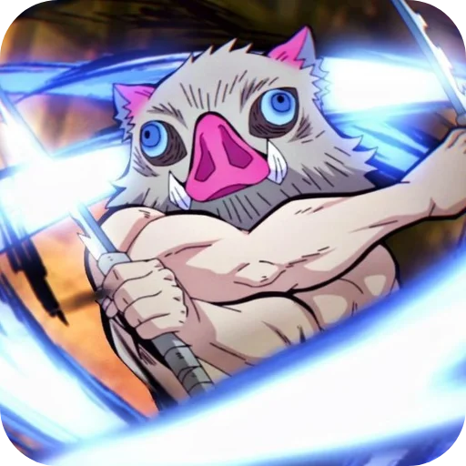 😈 Стикер «Inosuke Hashibira» для Telegram