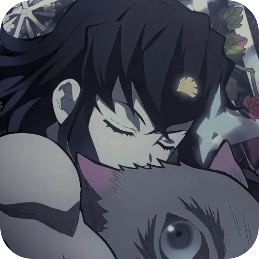 😴 Стикер «Inosuke Hashibira» для Telegram