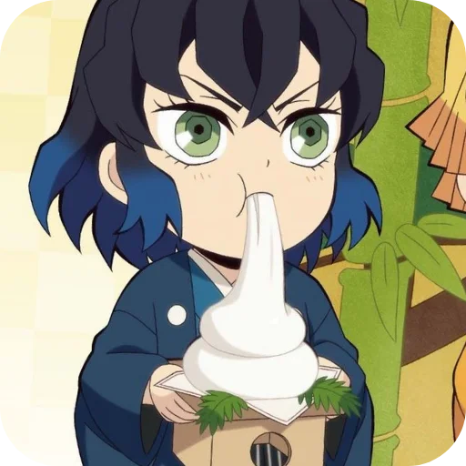 🍴 Стикер «Inosuke Hashibira» для Telegram