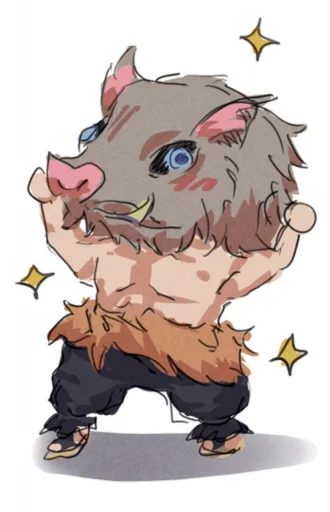 😎 Стикер «Inosuke» для Telegram