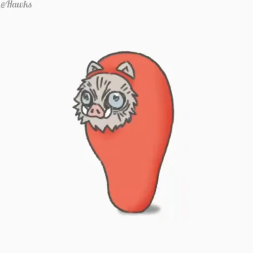 😐 Стикер «Inosuke Hashibira» для Telegram