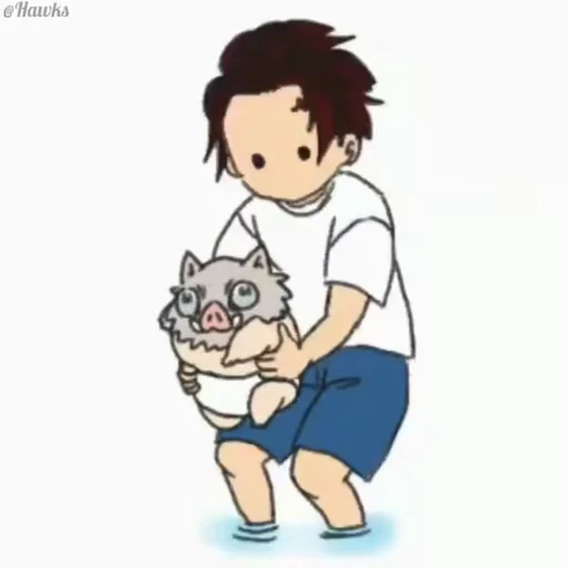 😤 Стикер «Inosuke Hashibira» для Telegram
