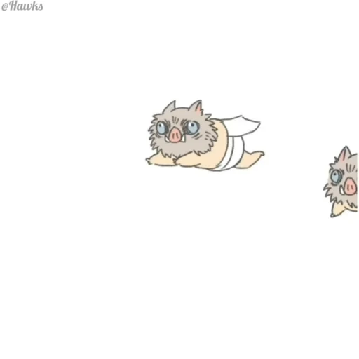 🏃‍♂️ Стикер «Inosuke Hashibira» для Telegram