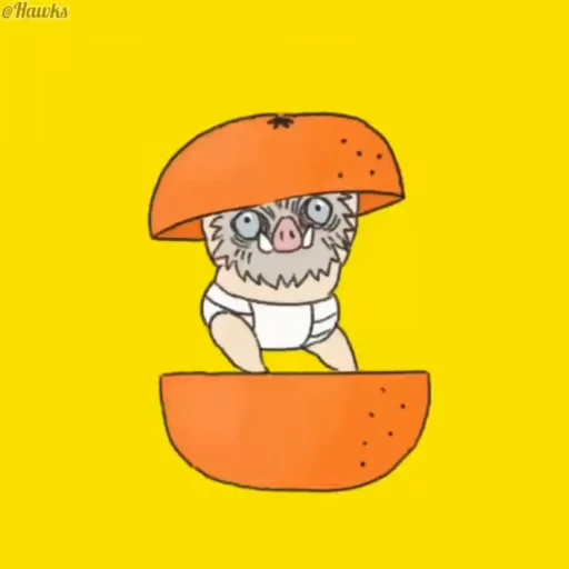 🕺 Стикер «Inosuke Hashibira» для Telegram