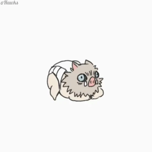 😐 Стикер «Inosuke Hashibira» для Telegram