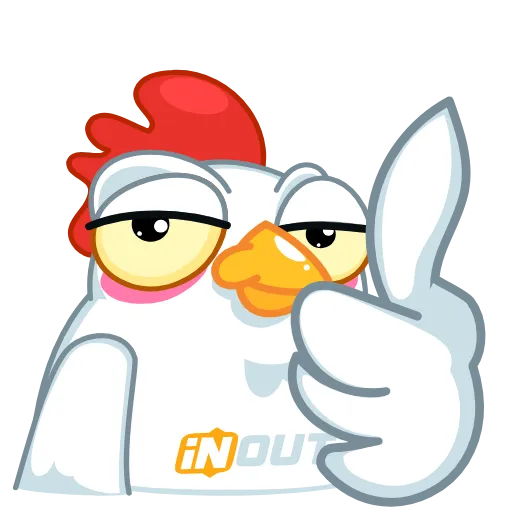 👍 Стикер «CHICKEN» для Telegram