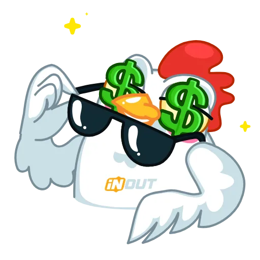 😎 Стикер «CHICKEN» для Telegram