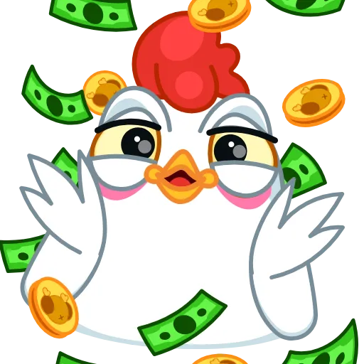 💸 Стикер «CHICKEN» для Telegram