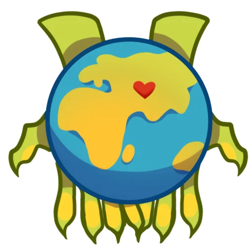 🌏 Стикер «Иноземчик» для Telegram