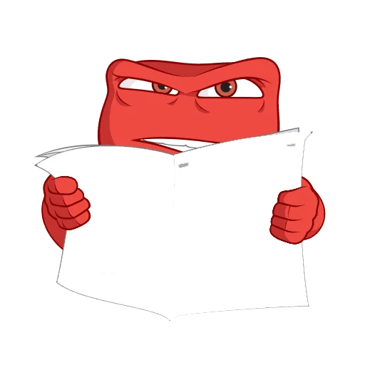 📰 Стикер «Головоломка Без текста» для Telegram