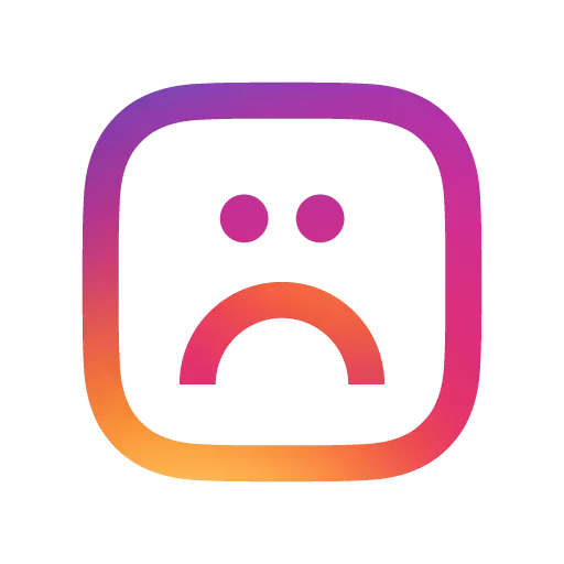 ☹ Стикер «Instagram Emojis» для Telegram