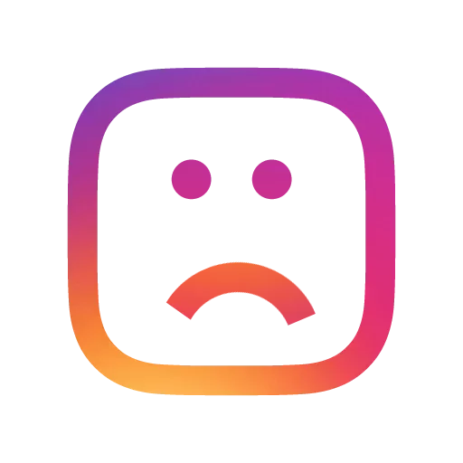 🙁 Стикер «Instagram Emojis» для Telegram