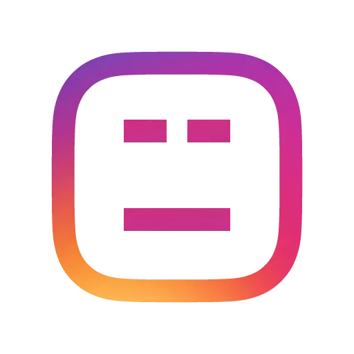 😑 Стикер «Instagram Emojis» для Telegram