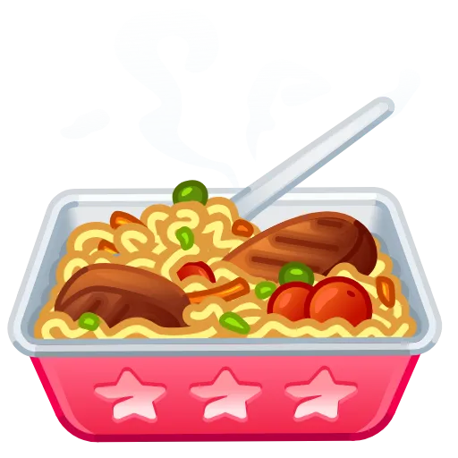 🍽 Эмодзи «Instant Ramen» для Telegram