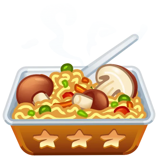 🍽 Эмодзи «Instant Ramen» для Telegram