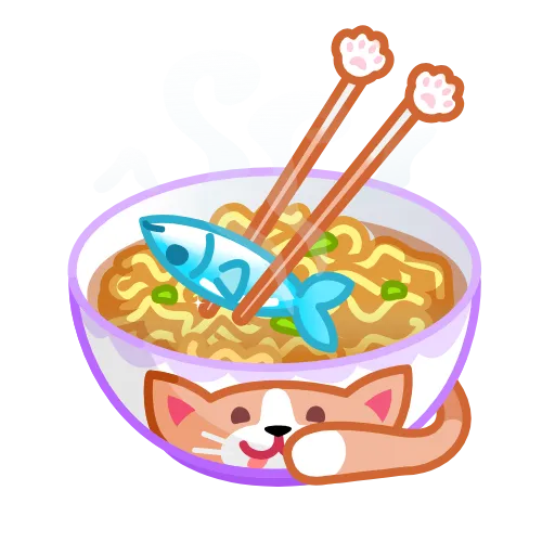 🍽 Эмодзи «Instant Ramen» для Telegram