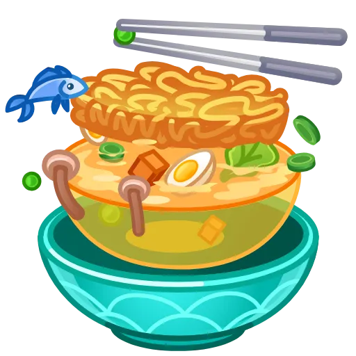 🍽 Эмодзи «Instant Ramen» для Telegram