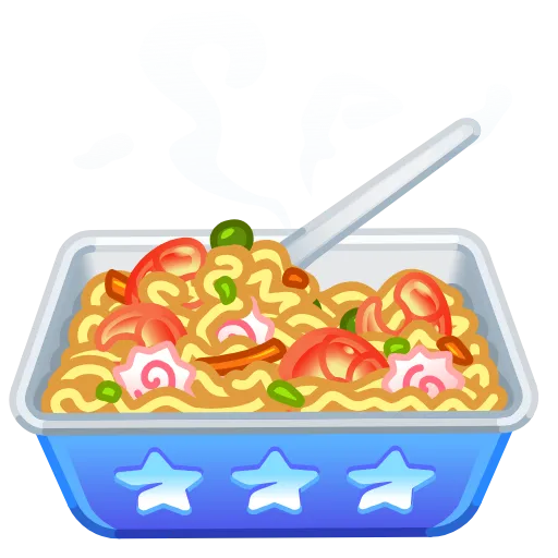 🍽 Эмодзи «Instant Ramen» для Telegram