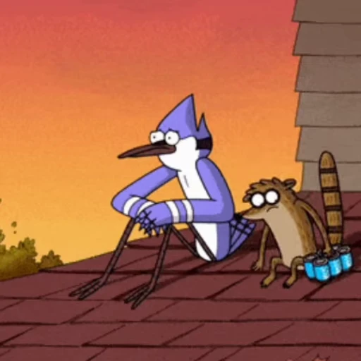 🌟 Стикер «Regular Show» для Telegram
