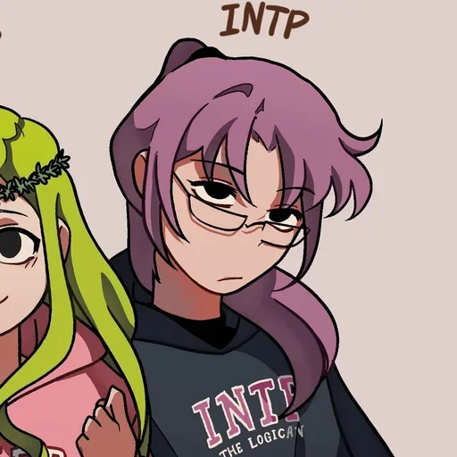 😐 Стикер «INTP» для Telegram