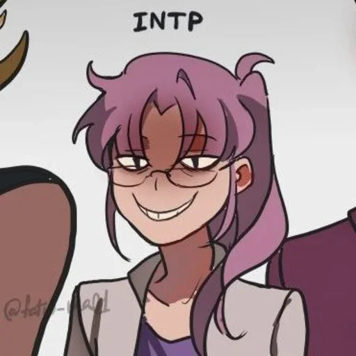 😈 Стикер «INTP» для Telegram
