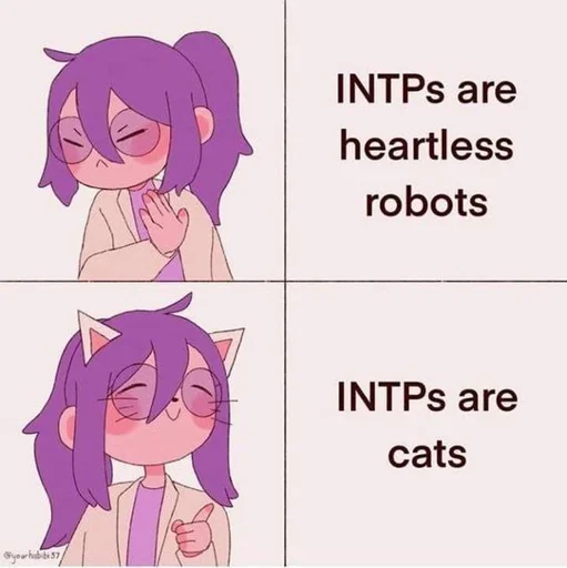 Стикерпак INTP для Telegram