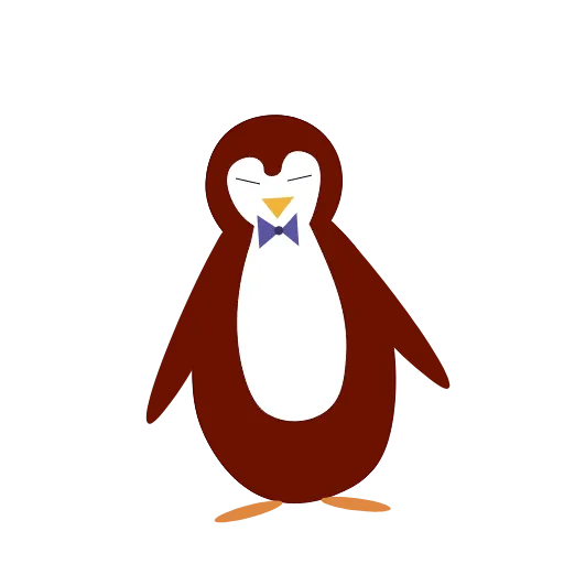 Стикерпак Introveted Penguin для Telegram