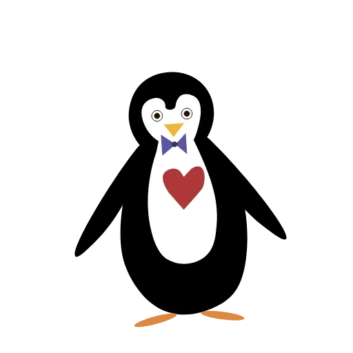 😙 Стикер «Introveted Penguin» для Telegram