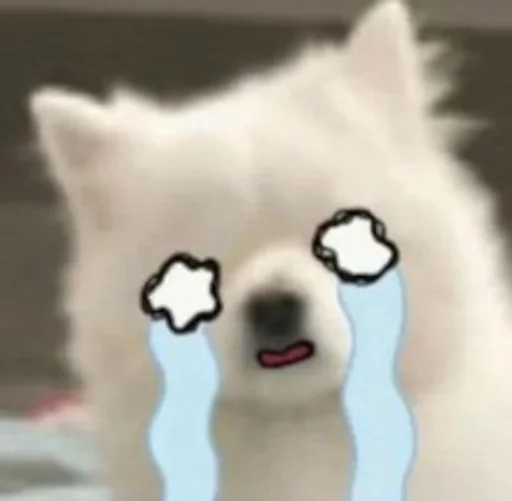 😭 Стикер «Inudog» для Telegram