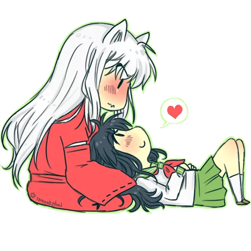 ❤ Стикер «Inuyasha Aluci88» для Telegram
