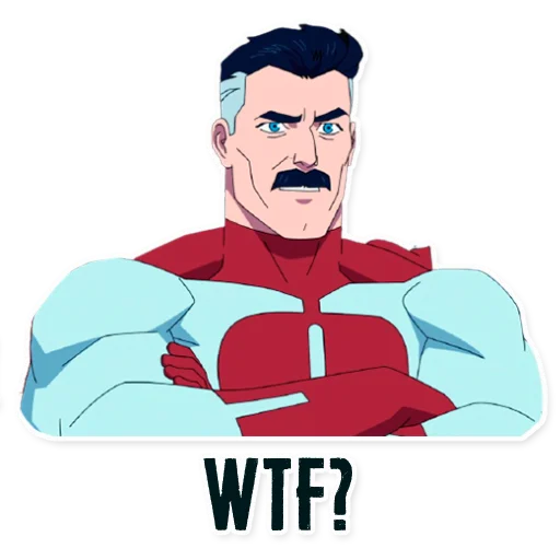 🤨 Стикер «Invincible45min» для Telegram