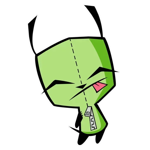 😝 Стикер «Invader Zim» для Telegram