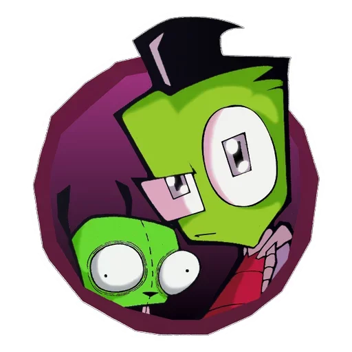 Стикерпак Invader Zim для Telegram