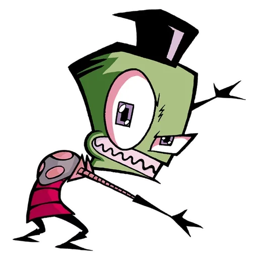 😬 Стикер «Invader Zim» для Telegram