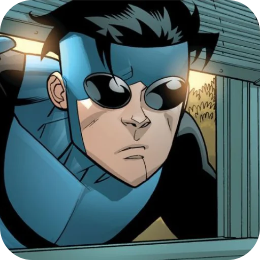 💙 Стикер «Invincible Blue Suit» для Telegram