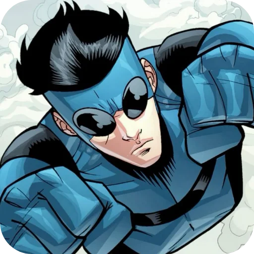 💙 Стикер «Invincible Blue Suit» для Telegram