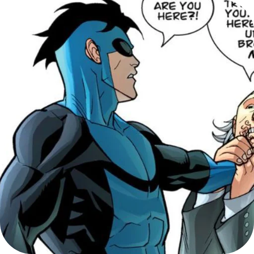 💙 Стикер «Invincible Blue Suit» для Telegram