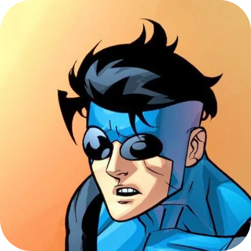 💙 Стикер «Invincible Blue Suit» для Telegram