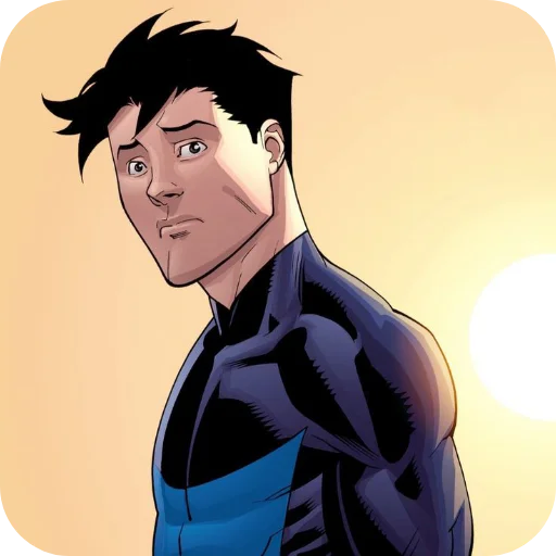 💙 Стикер «Invincible Blue Suit» для Telegram