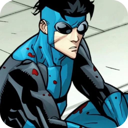 💙 Стикер «Invincible Blue Suit» для Telegram