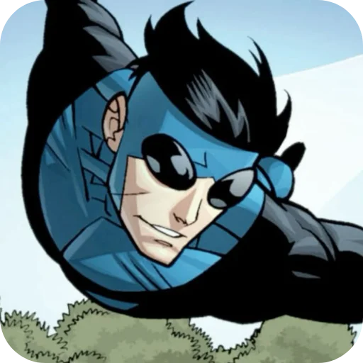 💙 Стикер «Invincible Blue Suit» для Telegram